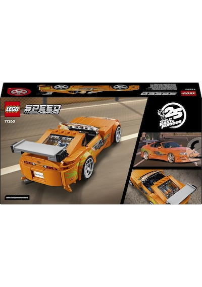 LEGO® Speed Champions Hızlı ve Öfkeli Toyota Supra MK4 77260 - 10 Yaş Üzeri için Özel Jant İçeren Oyuncak Yapım Seti (292 Parça)