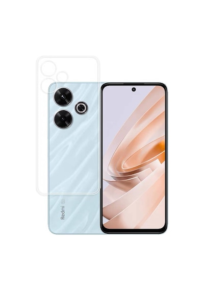 Redmi 13 4g Kılıf Uzrm Süper Silikon Kapak - Şeffaf Şeffaf