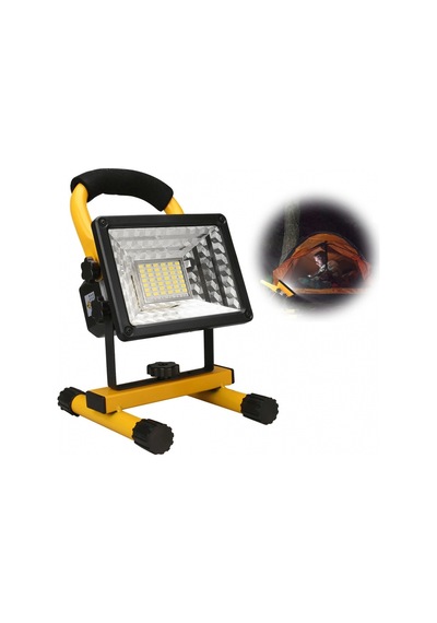 Br P30 Ip65 Waterproof 20led 30w Taşınabilir Şarjlı Led Projektör Çok Renkli