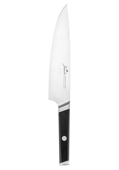 Jumbo Katana Standlı 6 Parça Siyah Bıçak Seti Şeffaf
