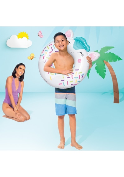 Intex Sevimli Kedi Figürlü Çocuk Yüzme Simidi 76 Cm 59266