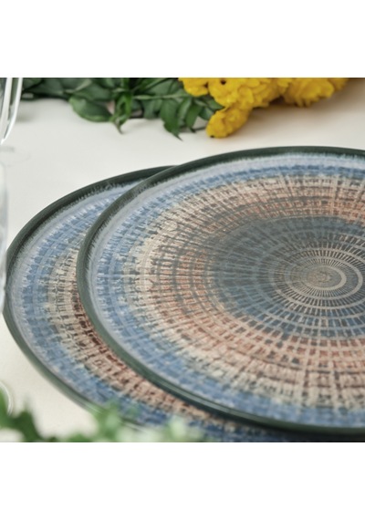 Keramika Hydra Nordic Servis Tabağı 28 Cm 6 Adet