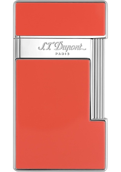028006 St Dupont Slimmy Chrome Pink Çakmak
