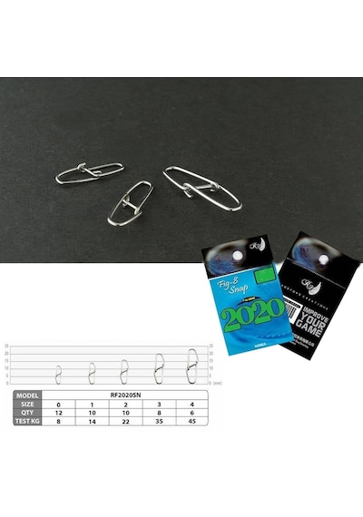Rod Ford Fig-8 Snap Size:1 10 Pcs
