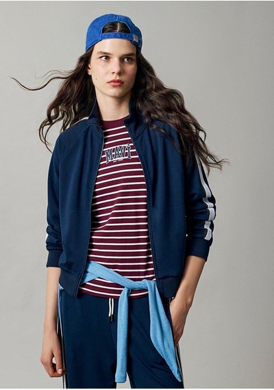 Mavi Fermuarlı Sweatshırt Koyu Lacivert Lacivert Kadın Sweatshirt M1s10557-70488