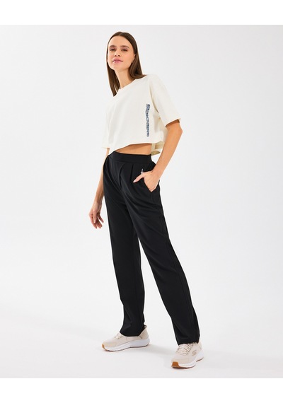 Skechers W Micro Wide Leg Pant Kadın Siyah Pantolon S2510121-001 Siyah
