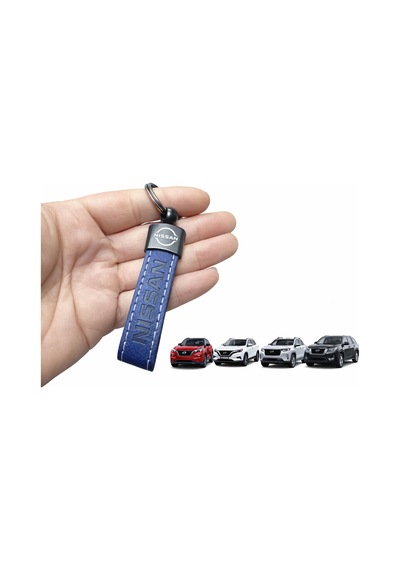 Nissan Uyumlu Suni Deri Anahtarlık Şık Tasarım, Dayanıklı Kulla