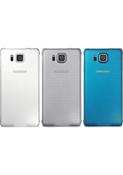 Samsung Uyumlu Galaxy Alpha G850 Batarya Pil Kapağı Arka Kapak