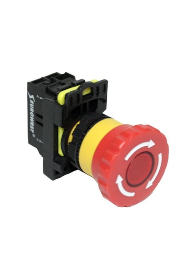 EUROWEST Ew-55-01Zfd Led Işıklı Acil Stop Butonu (220V)