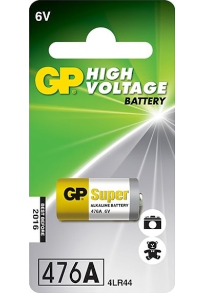 Gp 476A 6V Alkalin 4Lr44 Pil Tekli Kartela