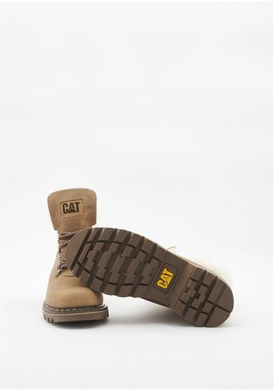 Caterpillar İllinois Beıge Crazy Deri Kadın Bot 001