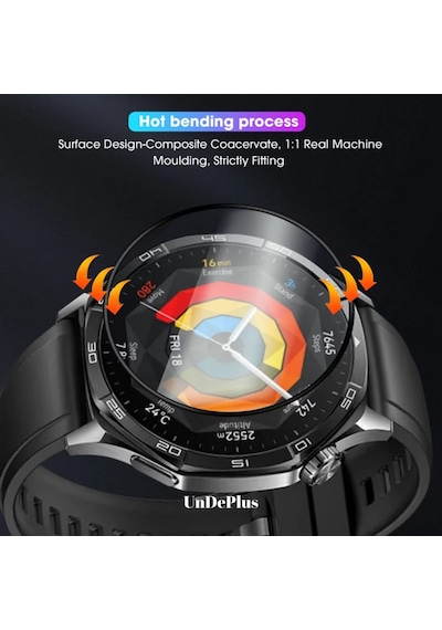 Huawei Watch Gt 5 Pro 46mm Full Ekran Nano Saat Koruyucu 41mm/42mm Değildir