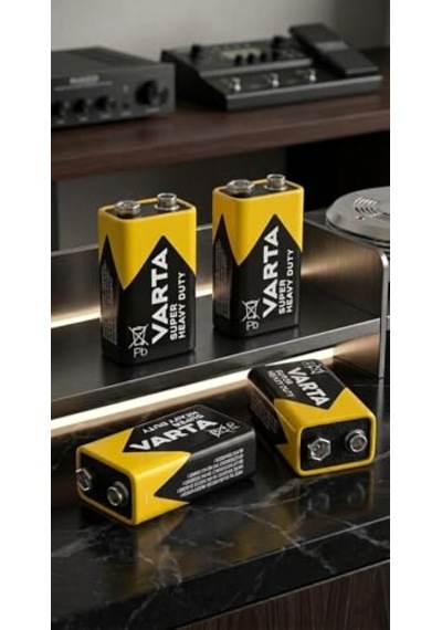 Varta Super Heavy Duty 9v Pil - 4'lü Ekonomik Paket