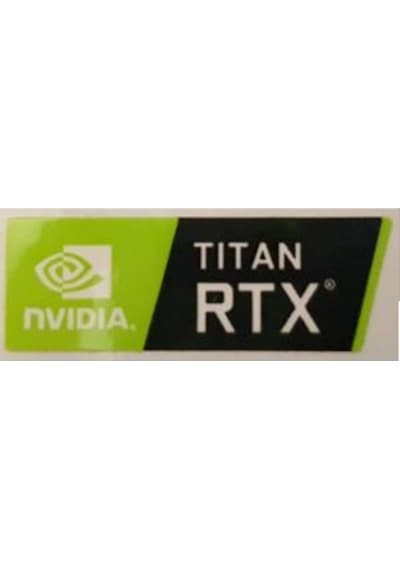 OEM Nvidia TİTAN RTX Sticker Etiket D41