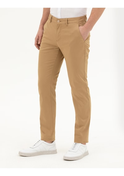 Pierre Cardin Erkek Camel Pantolon Kanvas-chino 50288511-vr015 CAMEL Camel