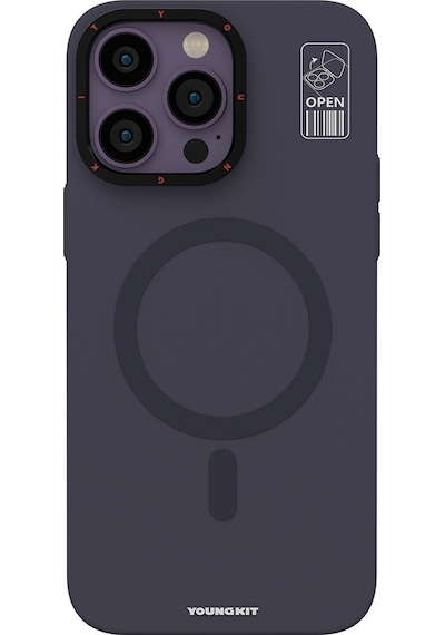Youngkit Apple Uyumlu iPhone 13 Pro Max Magsafe Şarj Özellikli Standlı Hermit Bracket Serisi Kılıf