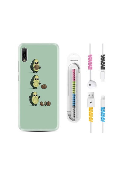 Huawei Y6 2019 Kılıf Kablo Koruyuculu Muhammed Ali 1352