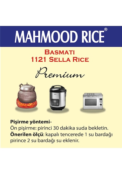 Mahmood Rice Basmati Pirinç 4 KG