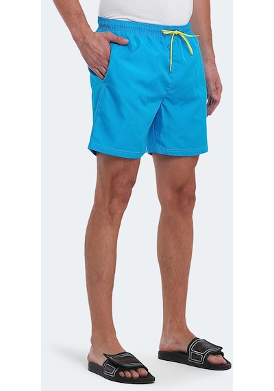 Slazenger RENO Erkek Cepli Deniz Şortu Turkuaz Mayo