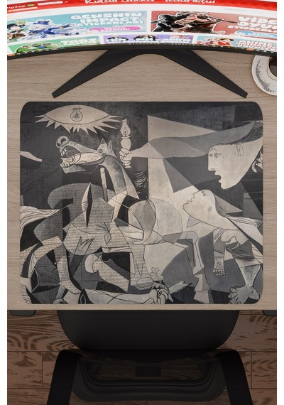 Guernica Tablo Pablo Picasso V2 48x40 Xl Gaming Kauçuk Kaymaz Taban Mouse Pad Fare Altlığı