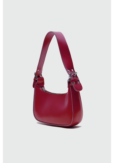 Shule Bags Muse Oval Baget Çanta Pembe Pembe