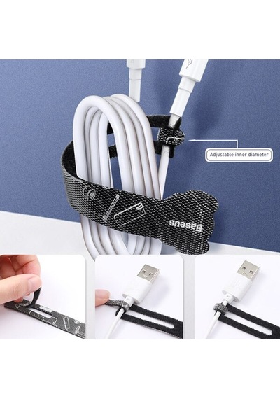 Baseus Cable Fıxer Kıt Kablo Organızatör Tutucu Ve Ayrıştıcı (447832109)