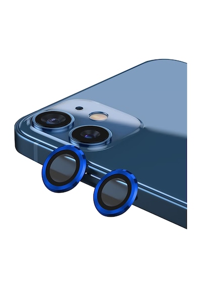 Nettech Apple Uyumlu iPhone 11 Damla Model 2in Kamera Cam Koruyucu - Mavi