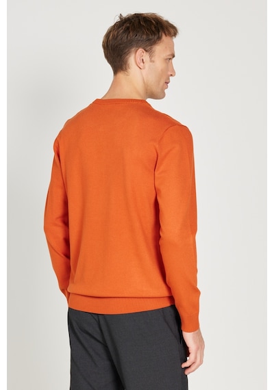 AC&Co / Altınyıldız Classics Erkek Kıremıt Standart Fit Normal Kesim Bisiklet Yaka Triko Kazak Kiremit AC&Co / Altınyıldız Classics Erkek Kıremıt Standart Fit Normal Kesim Bisiklet Yaka Triko Kazak Kiremit