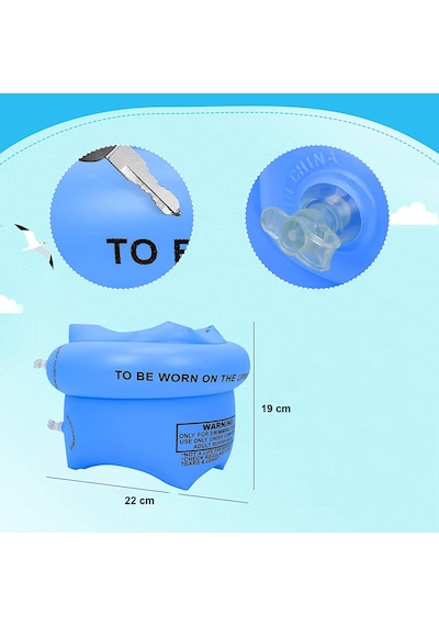 Yürüyen Kolluk - Kalınlaştırılmış Pvc Yüzme Kolluk, Roll Up Çok Renkli