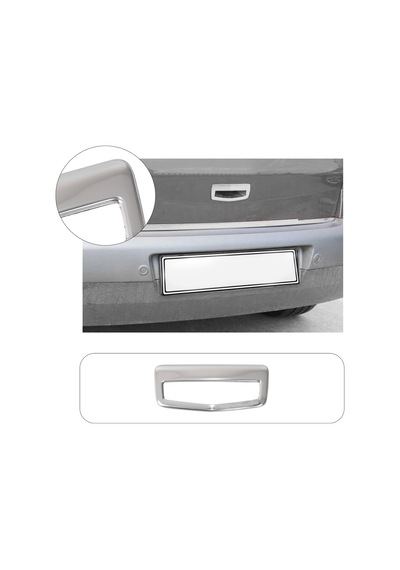 Renault Megane 2 Uyumlu 2006-2010 Krom Bagaj Açma Paslanmaz Çelik