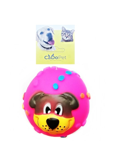 Sesli Güzel Köpek Küçük Irk Ve Yavru Köpek Oyuncağı Top 7cm