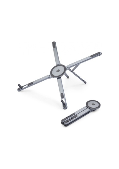 360 Derece Döner Metal Tablet Ve Laptop Standı - Gümüş