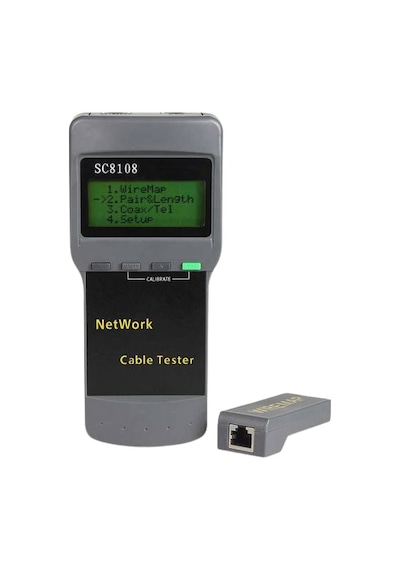 AoGo SC8108 Kablo Test Cihazı Network Cable Tester