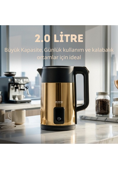 Evona Elara 1500 W  2 L Kettle
