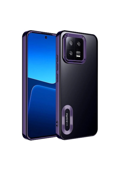 Kilifone - Xiaomi Uyumlu Mi 13 - Kılıf Kamera Korumalı Tatlı Sert Omega Kapak - Derin Mor
