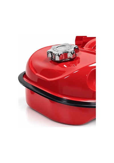 Wekstrom Germany 11 Litre Metal Yakıt Bidonu 1 Mm Sac, Genleşme Kapaklı, Benzin Mazot Yağ İçin, Kırmızı