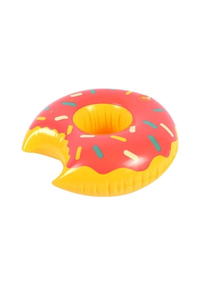 Donut Karpuz Gökkuşağı 3lü Şişme Havuz Deniz Şişme Bardak Tutucu Float Bar Seti Karışık