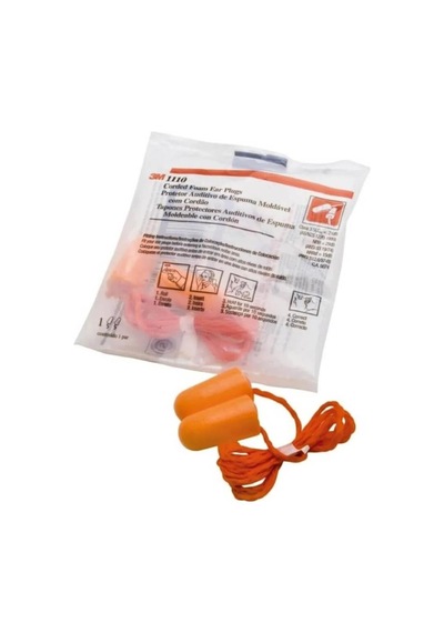 3m 1110 İpli Kulak Tıkacı 100 Çift