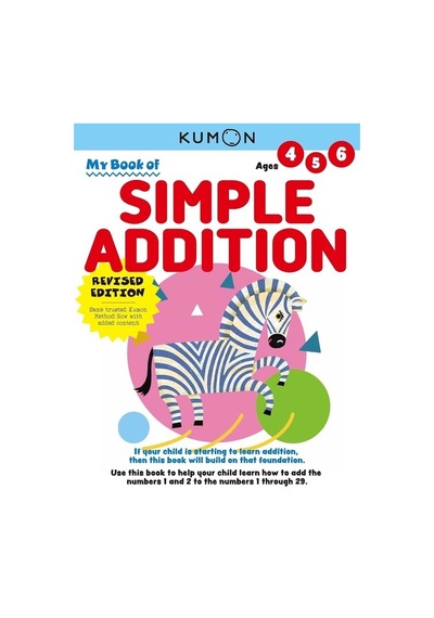 Kumon My Book Of Simple Addition Revised Ed