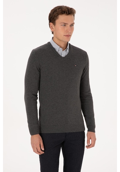 U.s. Polo Assn. Erkek Antrasit Melanj Kazak /triko 50313668-vr081 Antrasıt Melanj
