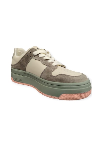 Guja 24k358-3 Kalın Taban Kadın Sneakers Spor Ayakkabı Haki