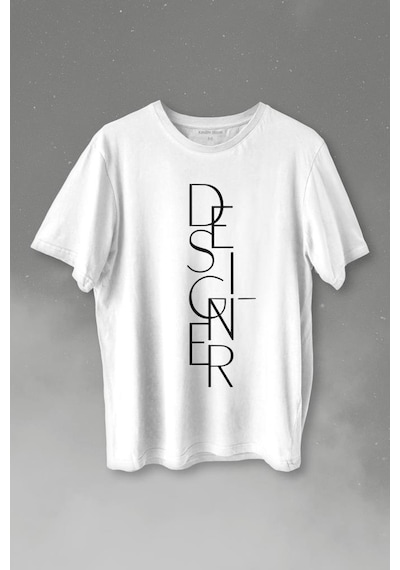 Desinger Grafiker Desenci Çizimci Graphicer Baskılı Tişört Unisex T-shirt 001