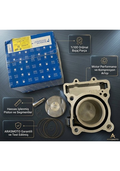 Dominar 250 Uyumlu  Motor Silindir Bloğu Ve Piston Kit Sıfır Parça Moto Eay