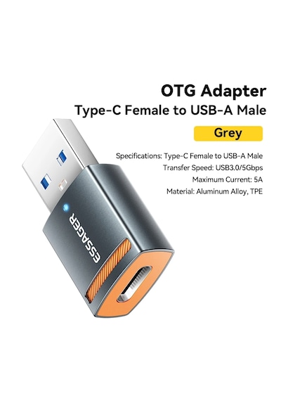 Essager Usb 3.0 To Type-c 5a 5gbps Hızlı Çevirici Dönüştürücü