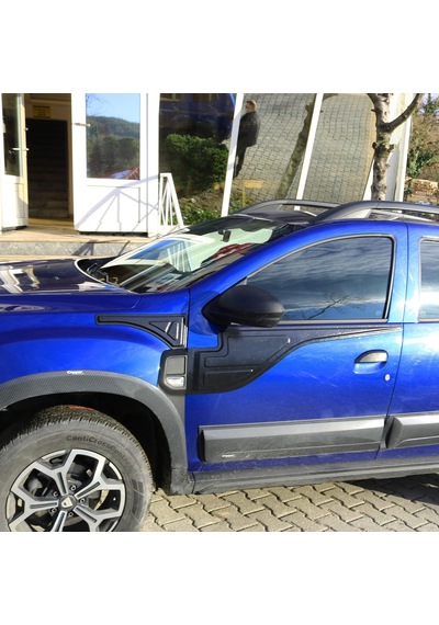Dacia Duster Yarasa Dodik Uv Katkılı Abs Mat Siyah 4 Parça 2018-