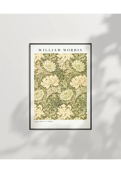 Çerçevesiz Poster William Morris Kasımpatı Deseni