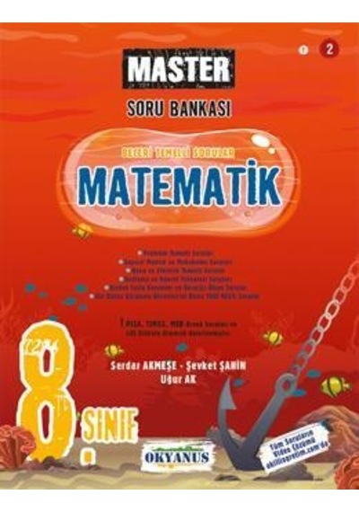 Okyanus Yayıncılık 8. Sınıf Master Matematik Soru Bankası