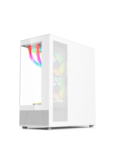 Gametech Phantom 6 x 120 MM RGB Fanlı Oyuncu Bilgisayar Kasası Beyaz Gametech Phantom 6 x 120 MM RGB Fanlı Oyuncu Bilgisayar Kasası Beyaz