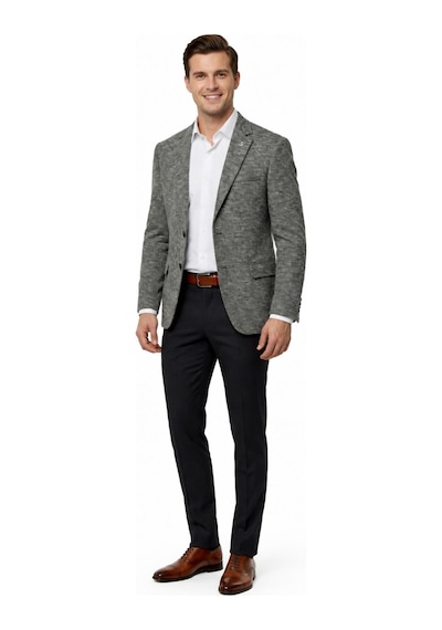 Suitmen Erkek Tek Spor Ceket 4 Drop Çift Yırtmaçlı Mevsimlik Bgl-st05331 Haki