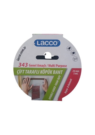 çift taraflı köpük bant 24mmx5mt